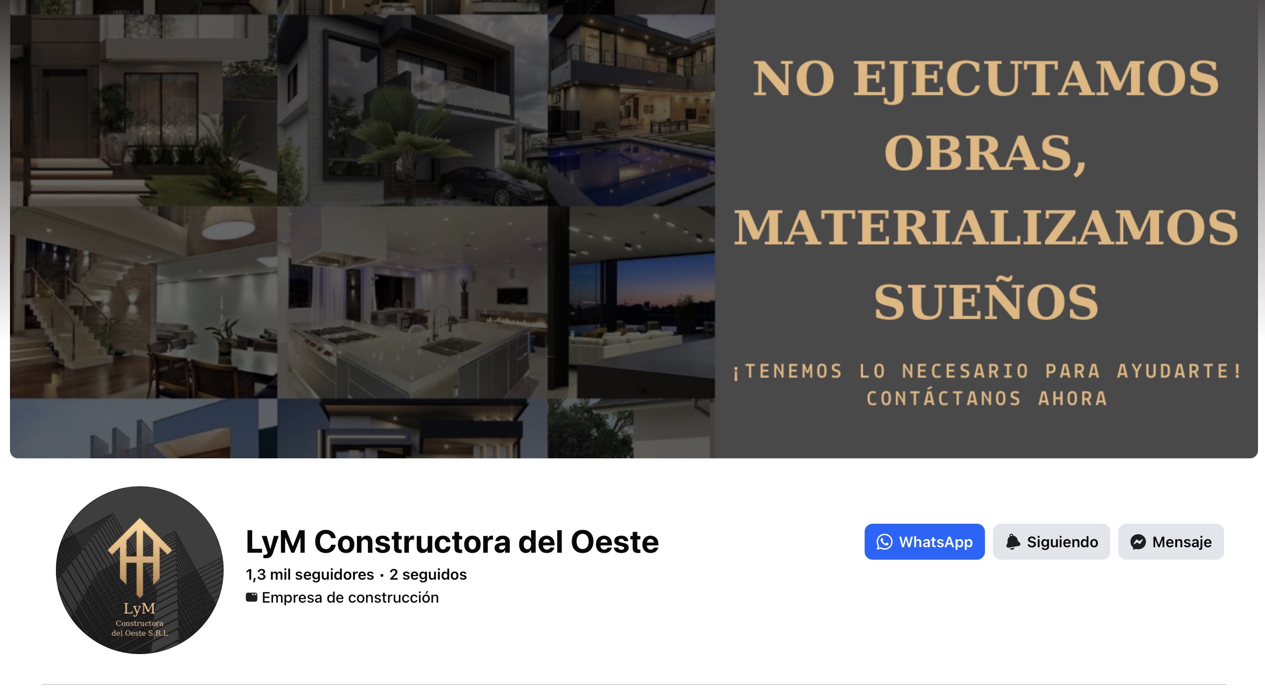 L Y M CONSTRUCTORA DEL OESTE NO SE RECOMIENDA